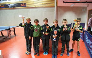  LES BENJAMINS DE L'ATTP ONT DOMINES LE TOP DETECTION 2015