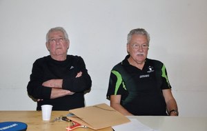 Georges AMIGON et Alain BROUARD en pleine réflexion