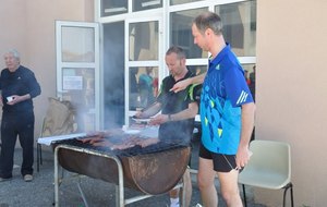Patrick RICHAUD et le président au fourneau