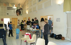 Appéritif avec les parents et conjoints des adhérents du club