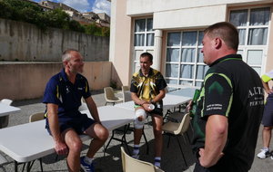 Débriefing avec le président