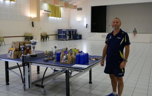 Remise des médailles par le président Christophe GILBERT