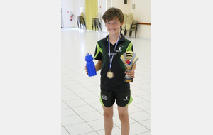 Elliot HAUDIQUERT 3ème du tournoi jeunes