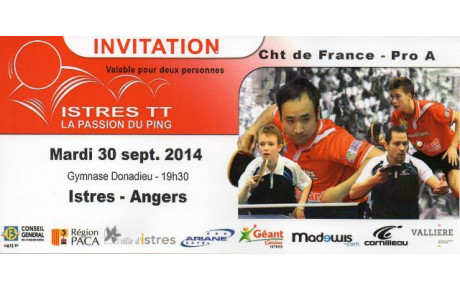 PRO A: ISTRES - ANGERS